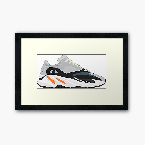 Yeezy Boost 700 Tennis Shoe Framed Art Print for Sale by tlaprise