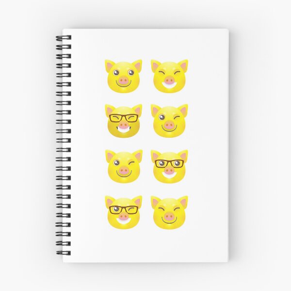 Item preview, Yellow Smiley Pigs designed and sold by Anna Pogulyaeva.