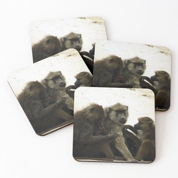 Item preview, Maasai Mara - Tom's Baboons designed and sold by ellenhenry.