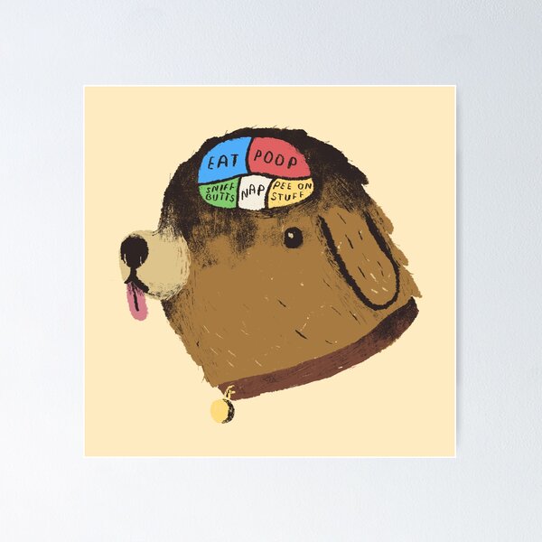 Item preview, dog phrenology designed and sold by louros.