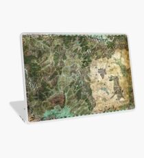 Dragon Pass and Surrounding Regions by Olivier Sanfilipo Laptop Skin