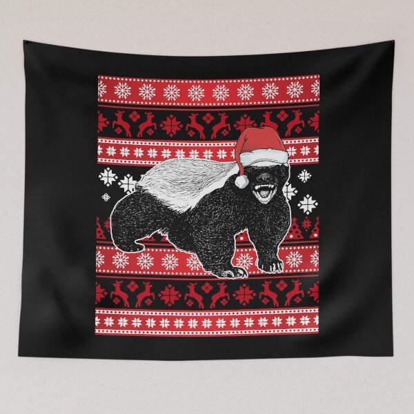 Item preview, Honey Badger Ugly Christmas designed and sold by GeschenkIdee.