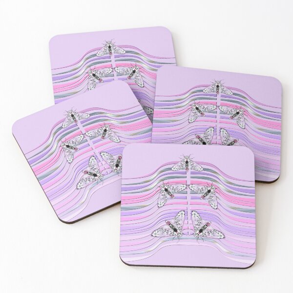Item preview, METALLIC AND PINK MOTH 210. designed and sold by sana90.