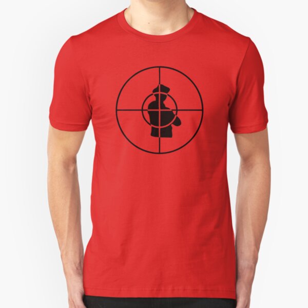public enemy logo Slim Fit T-Shirt