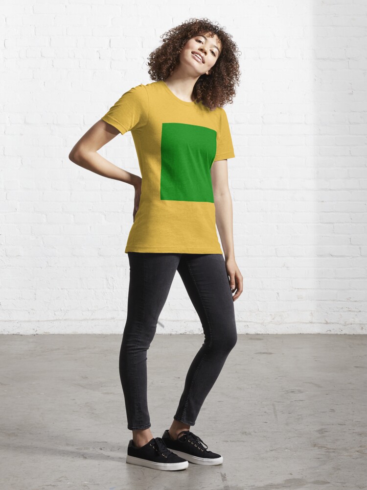 Apple Green Sun Plain Women's T-Shirt