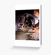 Changing the Brakes Greeting Card