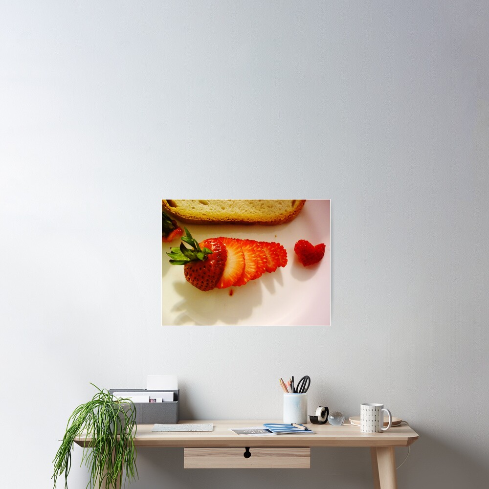 Yummy strawberry Poster