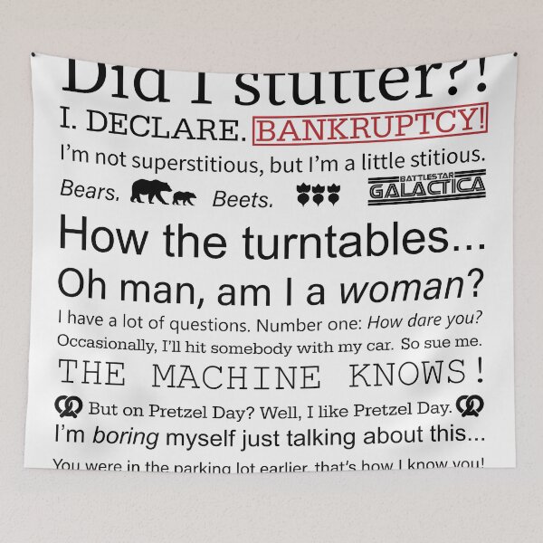 Item preview, THE OFFICE US - QUOTES designed and sold by PhotoshopDraziw.