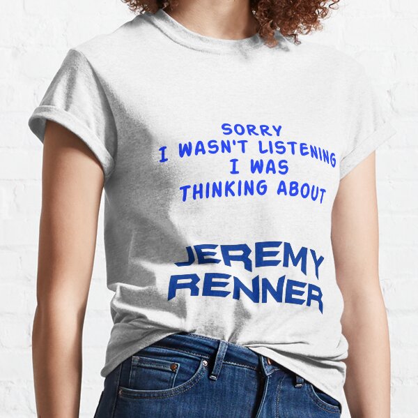 RETRO Jeremy Renner Shirt, Jeremy Renner Homage Tshirt