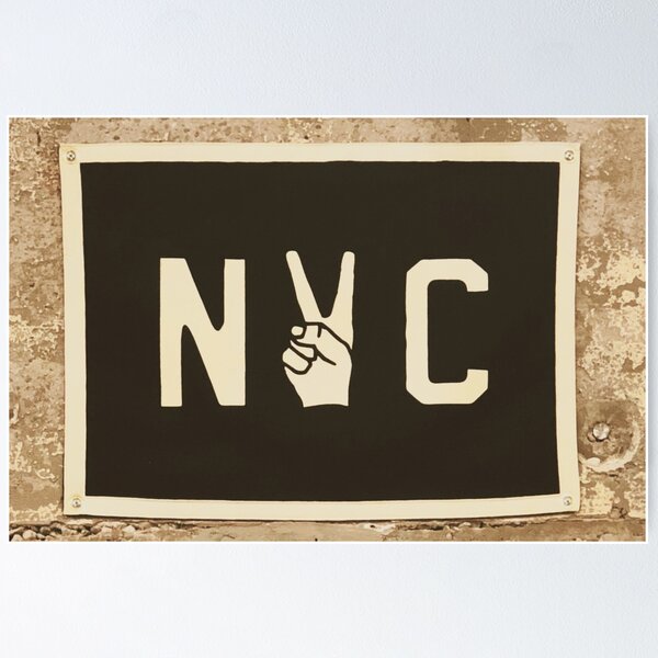 Item preview, NYC Peace Sign designed and sold by NoColorDesigns.