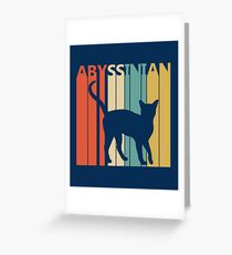 Abyssinian Cat Greeting Card