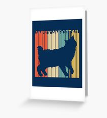 American Bobtail Cat Greeting Card