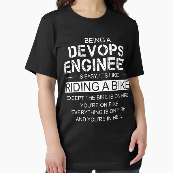 Item preview, Being A DevOps Engineer Is Easy Like Riding A Bike designed and sold by berryferro.