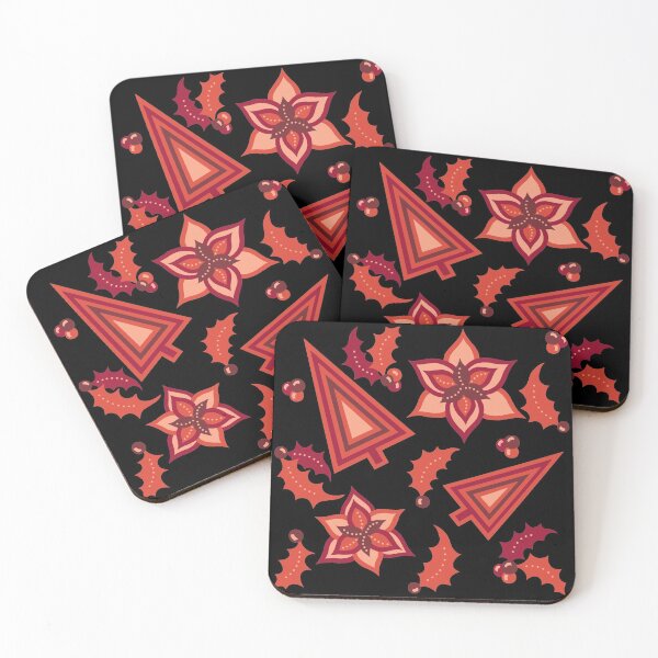 Item preview, Holiday Retro Vintage Pattern In Reds designed and sold by theartofvikki.