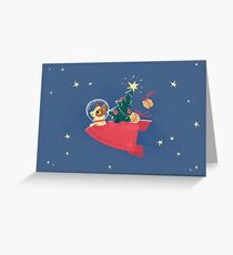 Laika Christmas Greeting Card