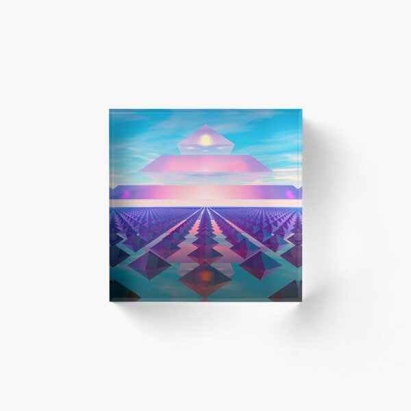 Pyramid Acrylic Block