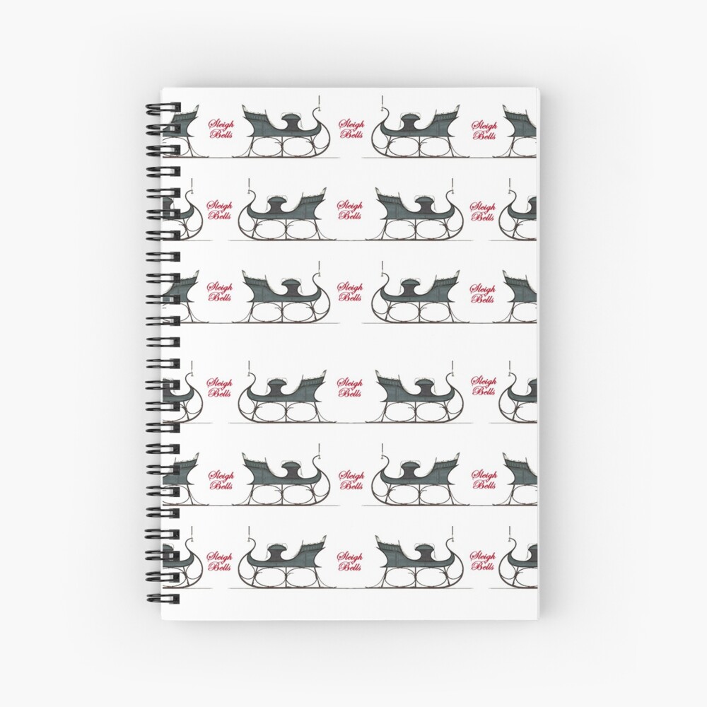 Sleigh Bells Spiral Notebook