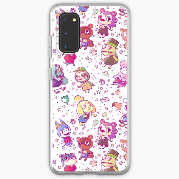 Animal Crossing Pattern Samsung Galaxy Soft Case
