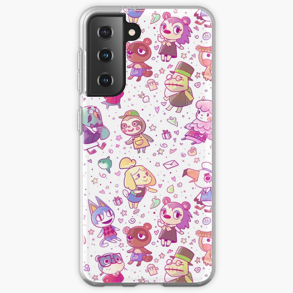Animal Crossing Pattern Case & Skin for Samsung Galaxy