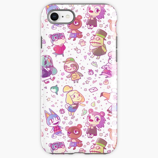 Animal Crossing Pattern iPhone Tough Case