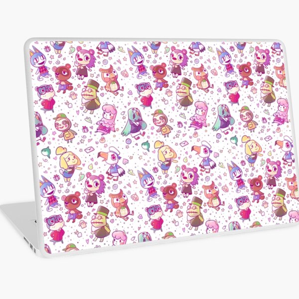 Animal Crossing Pattern Laptop Skin