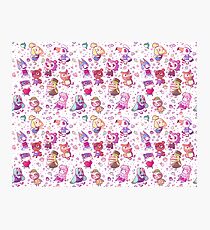Animal Crossing Pattern Photographic Print