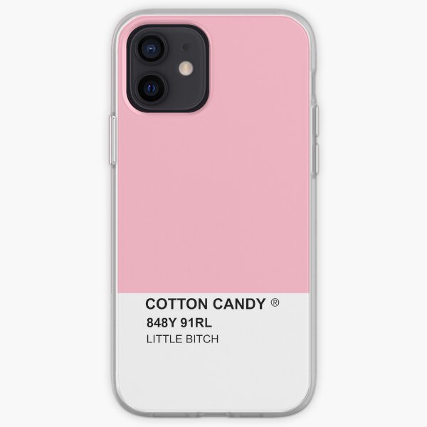 COTTON CANDY COLOR GUIDE iPhone Soft Case