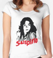 Camiseta entallada de cuello ancho Suspiria