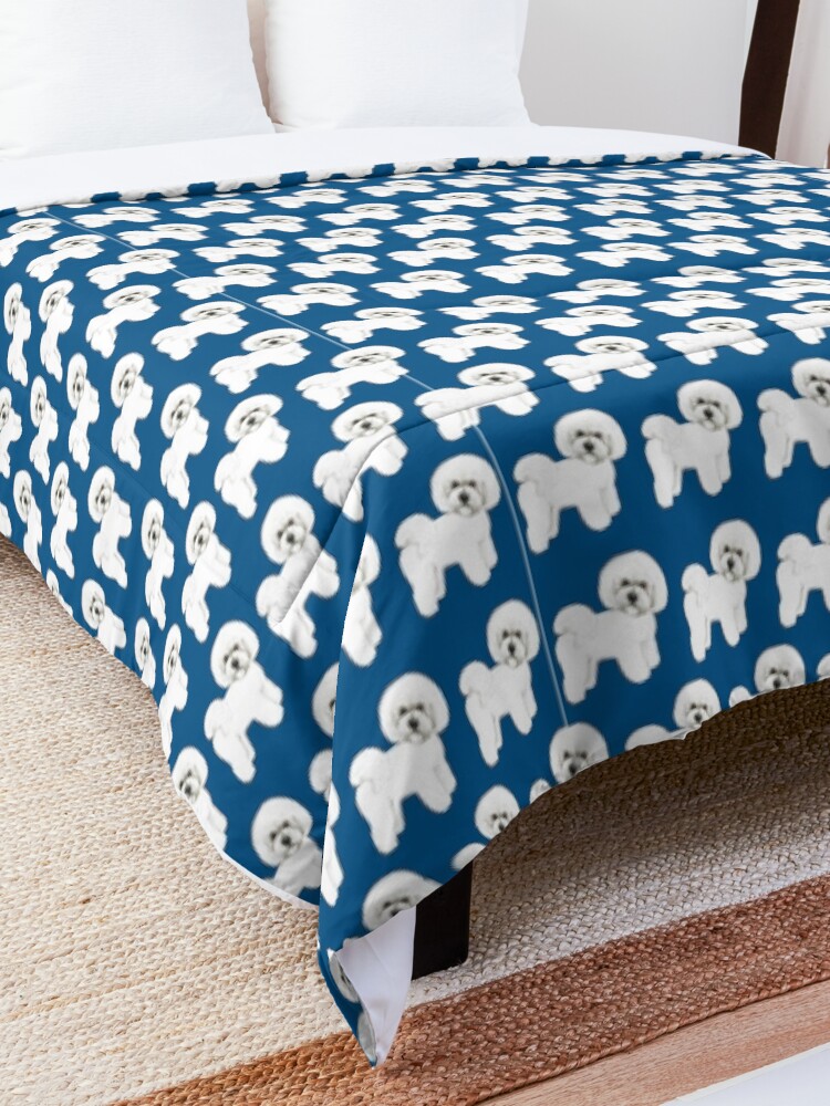 Alternate view of Bichon, best friend, loyal and fun! Comforter