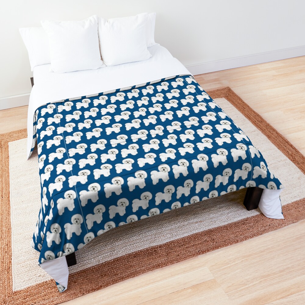 Bichon, best friend, loyal and fun! Comforter
