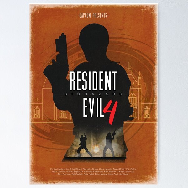 Artikel-Vorschau von Resident Evil 4 Minimalistische Kunst, designt und verkauft von Be More Shonen |  Chris Minney.