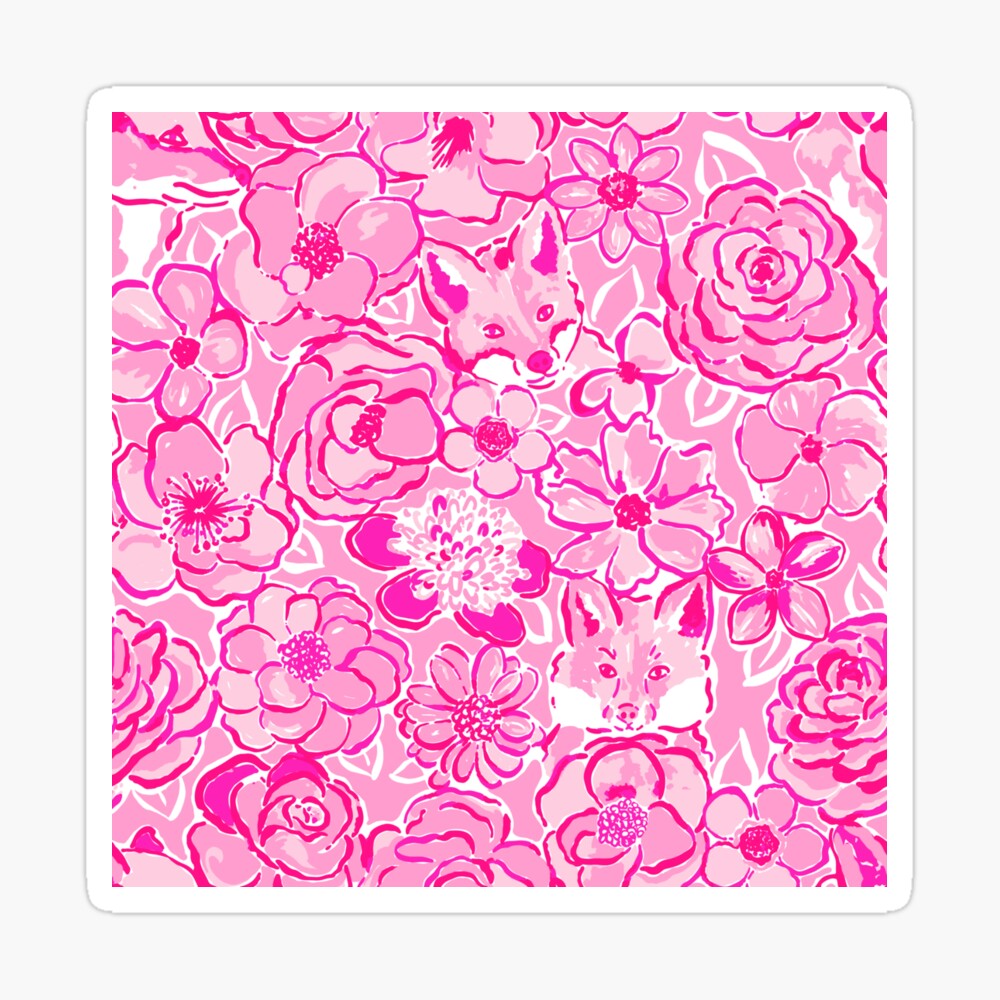 29 Cute floral pattern. Pink flowers. Notebook by Ann&Pen