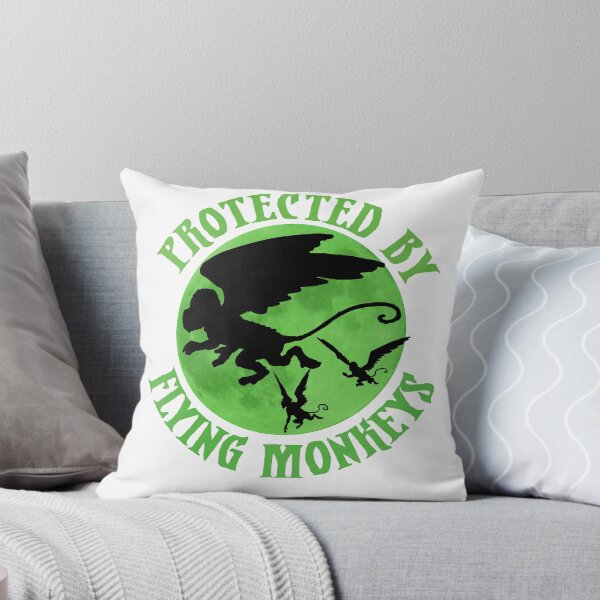 Item preview, Flying Monkey Witch Gift Protected by Flying Monkeys Wizard of Oz Wicked Witch Halloween Costume designed and sold by madeulaugh.