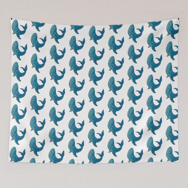 Item preview, cool blue whale  designed and sold by KneesoftheBee.
