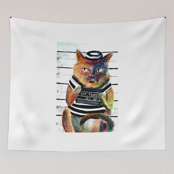 Item preview, Jail Cat designed and sold by Sbrannan.