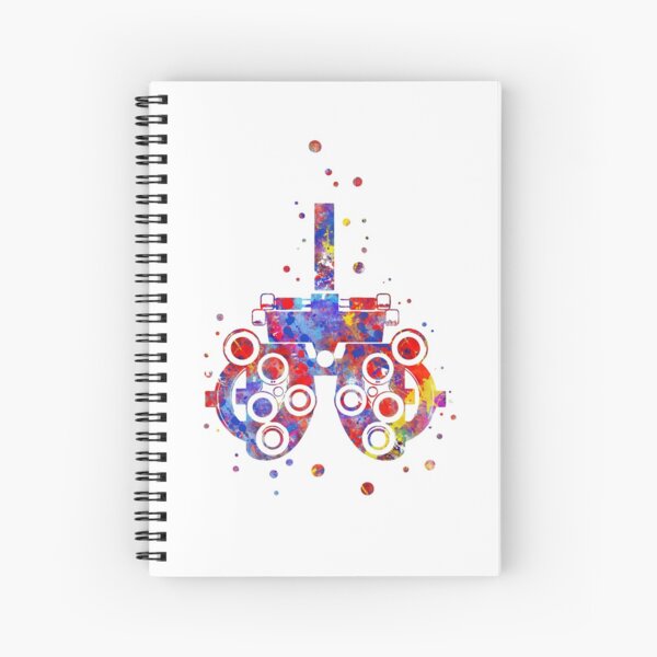 Optometry tool, eyesight measurement device Spiral Notebook