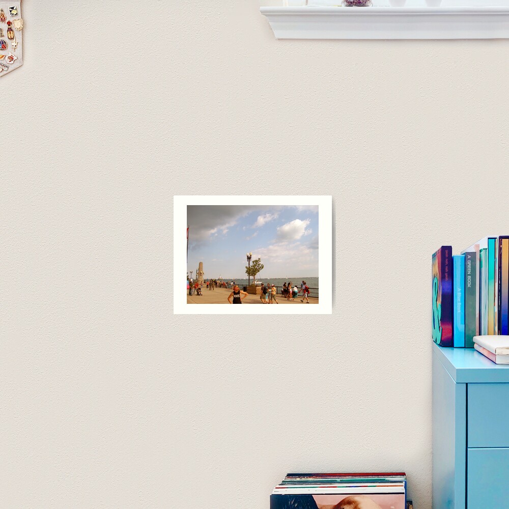 Navy pier Art Print