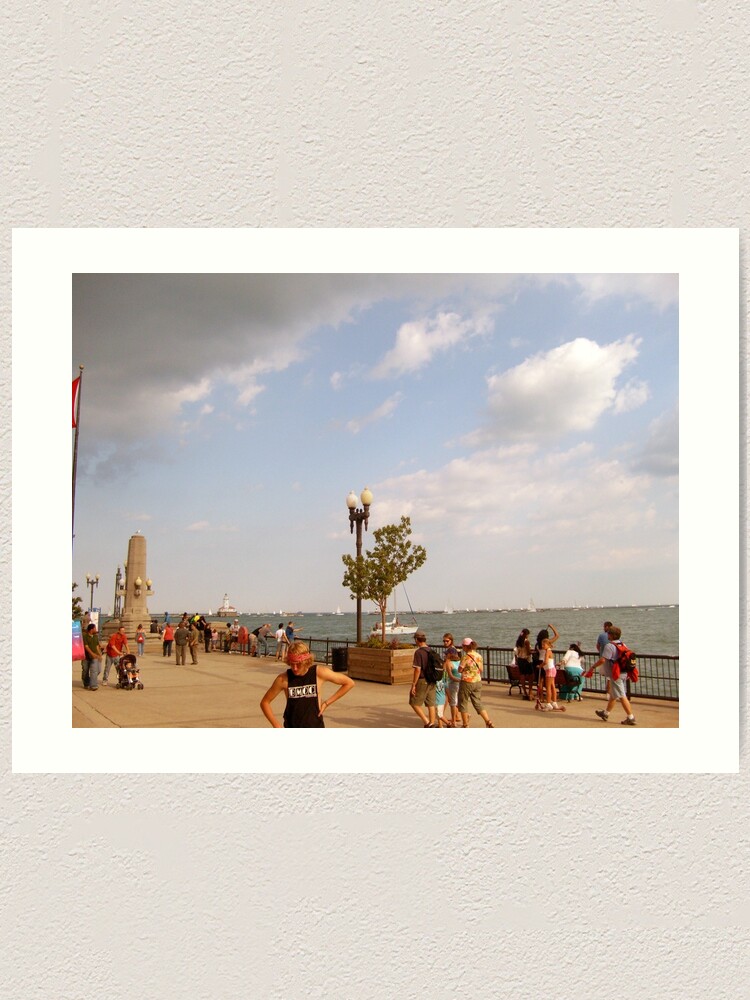 Alternate view of Navy pier Art Print