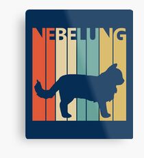 Lámina metálica Gato nebelung