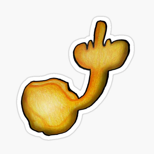 chicken mc fk it Sticker
