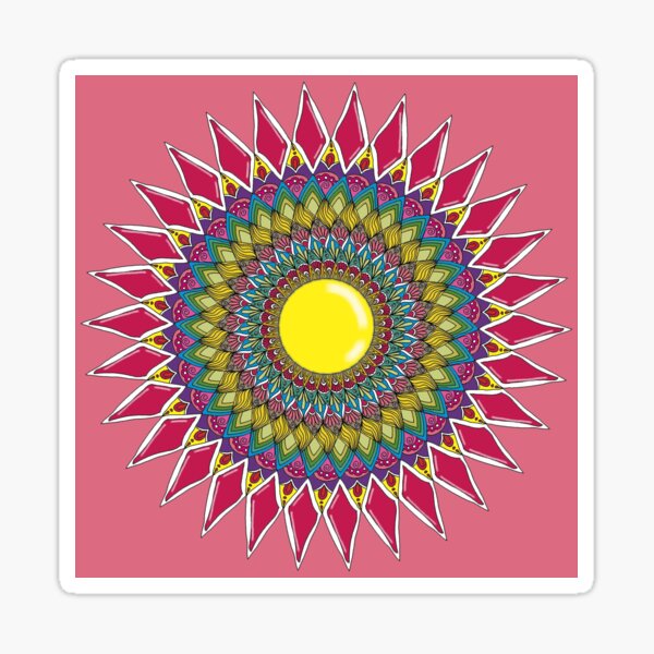 Item preview, Pink mandala designed and sold by Aishwarya Suraj.
