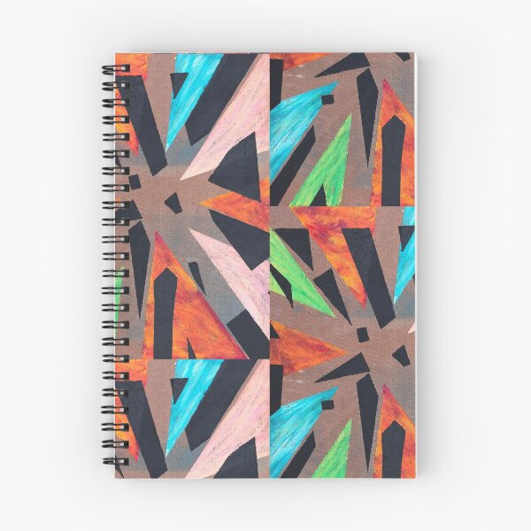 Item preview, Abstract Triangle explosion -Red, orange, blue, green, yellow, pink, Black, and tan  designed and sold by kina lakhani.