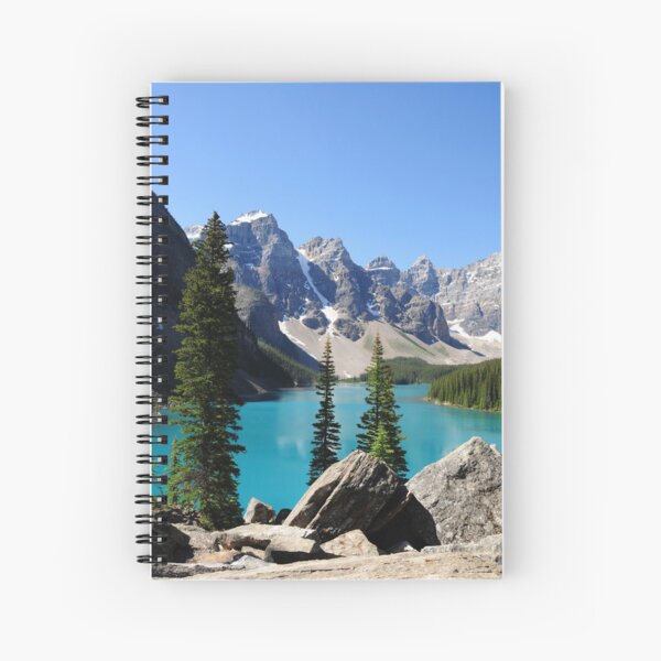 Crystal Clear Water Beach With Natural Spiral Notebook