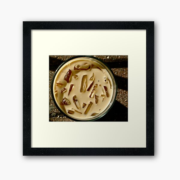 Iced Café Mocha Framed Art Print
