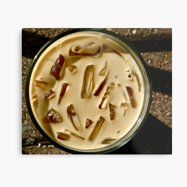 Iced CafƩ Mocha Metal Print