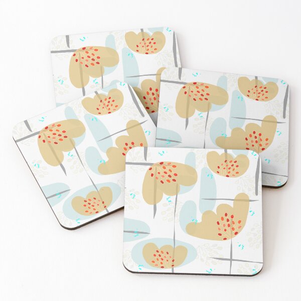 Item preview, Organic Minimal Flowers and Leaves Shapes designed and sold by oursunnycdays.
