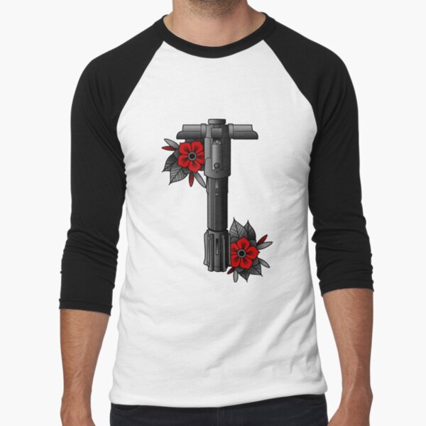 Camiseta ¾ estilo béisbol