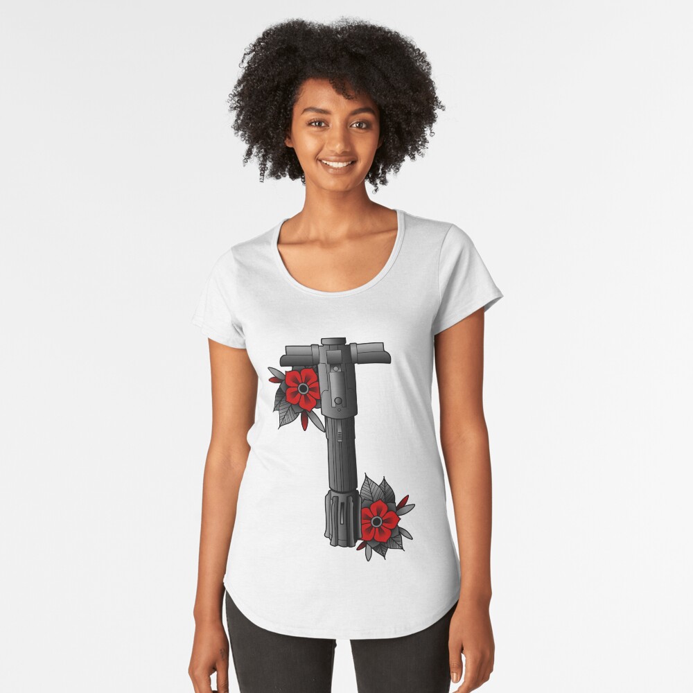Vista previa del artículo con la obra «Camiseta premium de cuello ancho», diseñado y vendido por despresso.