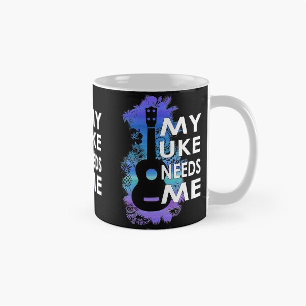 Item preview, MY UKE NEED ME - UKULELE HUMOR designed and sold by matai-anuanua.