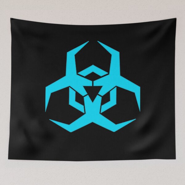 Item preview, Blue biohazard symbol designed and sold by Dator.